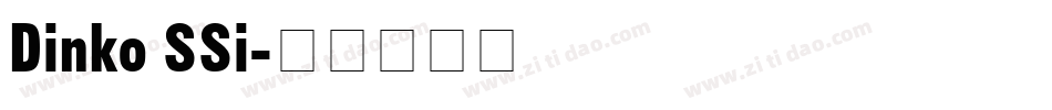 Dinko SSi字体转换
